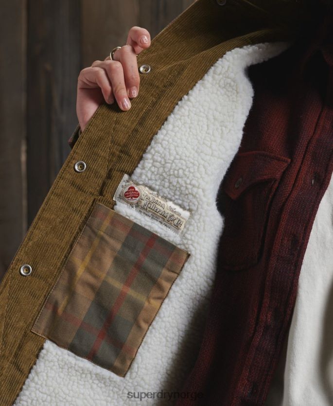 Superdry brun klær 86P46D5549 begrenset opplag dry cruiser jakke kvinner
