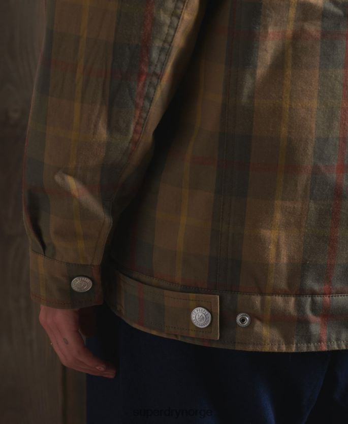 Superdry brun klær 86P46D5549 begrenset opplag dry cruiser jakke kvinner