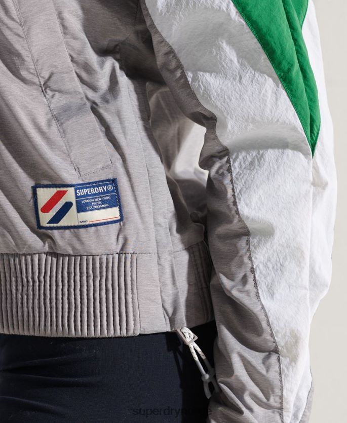 Superdry grå klær 86P46D5645 dolman overhead track top kvinner