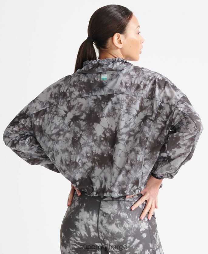 Superdry grå klær 86P46D5665 kjøre lett regnskall kvinner