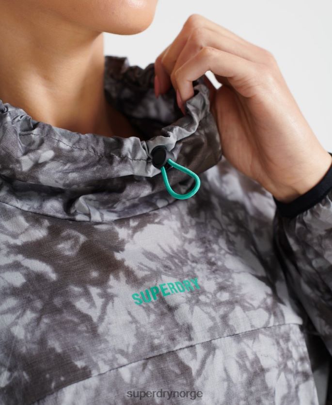 Superdry grå klær 86P46D5665 kjøre lett regnskall kvinner