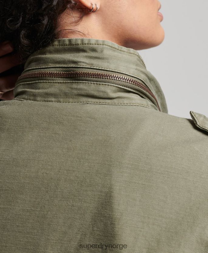 Superdry grønn klær 86P46D1992 vintage m65 jakke kvinner