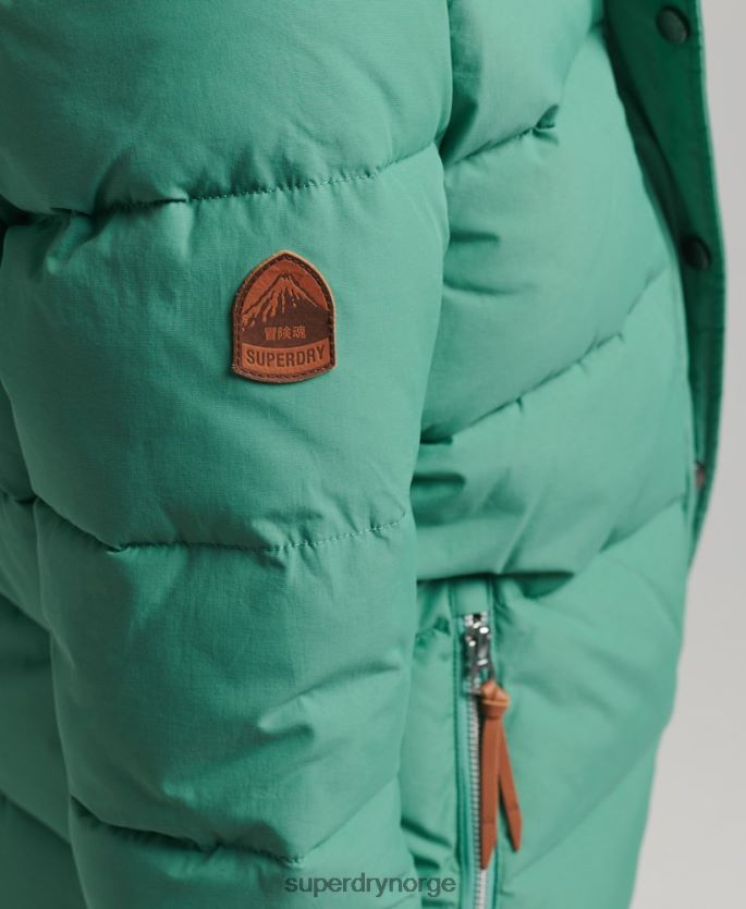 Superdry grønn klær 86P46D3608 vintage fjelljakke kvinner