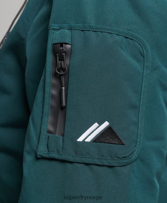 Superdry grønn klær 86P46D3629 ultimate sd-vindjakke med hette kvinner