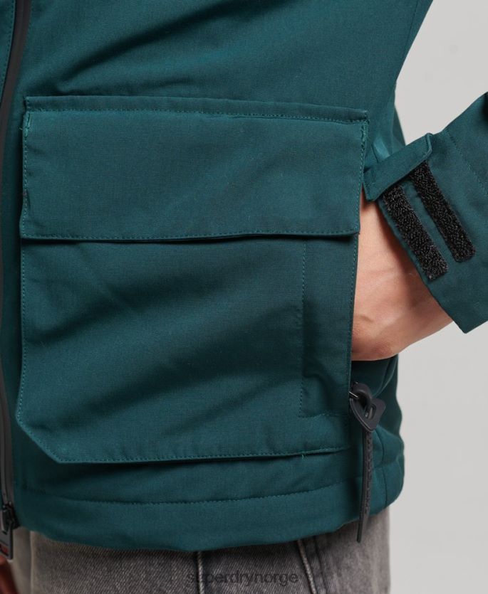 Superdry grønn klær 86P46D3629 ultimate sd-vindjakke med hette kvinner