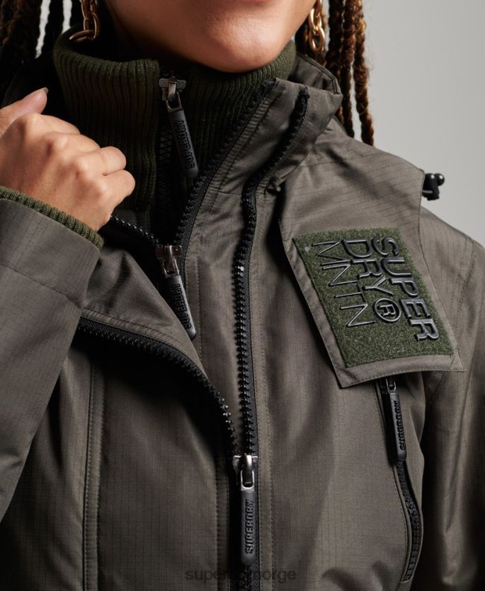 Superdry grønn klær 86P46D3728 fjell sd-vindjakke kvinner