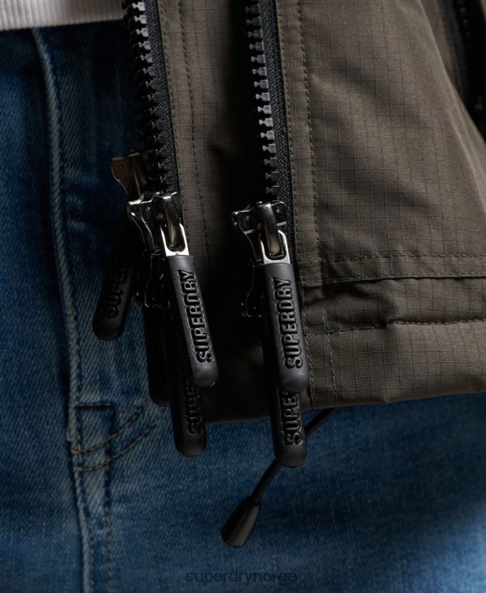Superdry grønn klær 86P46D3728 fjell sd-vindjakke kvinner