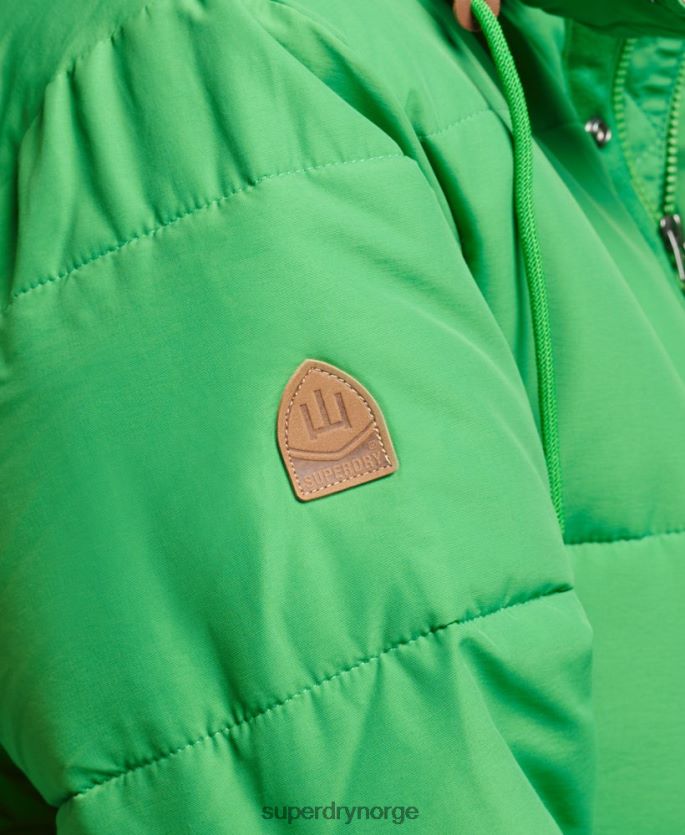 Superdry grønn klær 86P46D5453 oversized fjelljakke kvinner