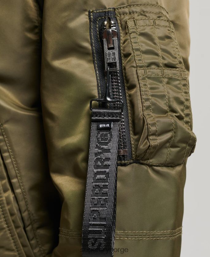 Superdry grønn klær 86P46D5508 energy ma2 bomberjakke kvinner