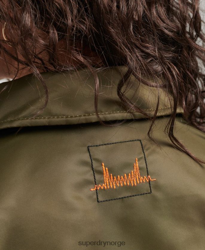 Superdry grønn klær 86P46D5508 energy ma2 bomberjakke kvinner