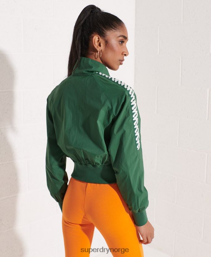 Superdry grønn klær 86P46D5698 code energy sd-windrunner jakke kvinner