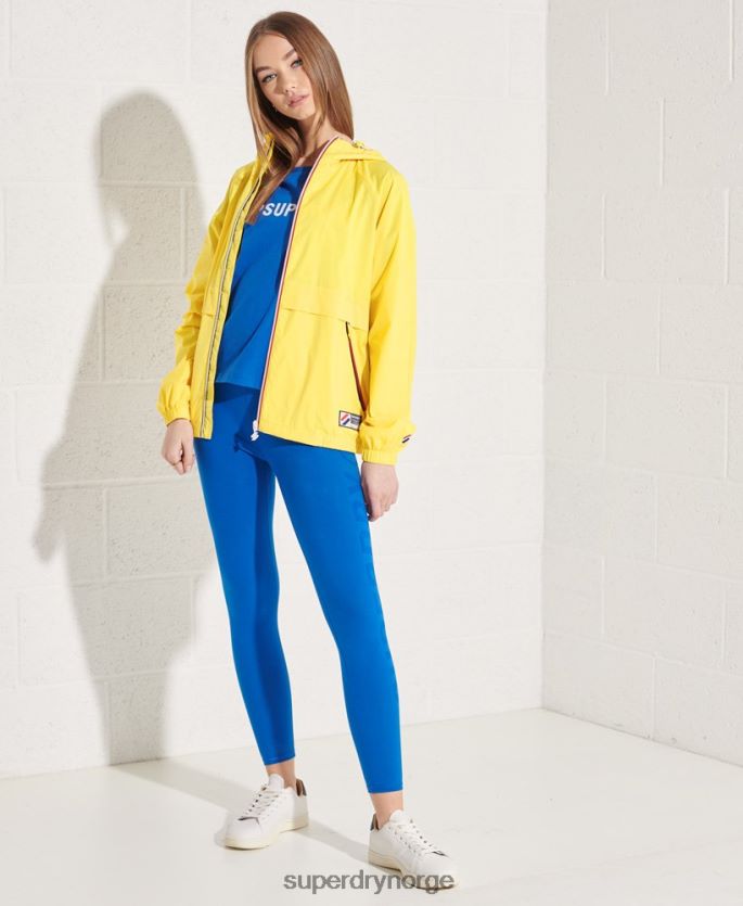 Superdry gul klær 86P46D5637 kode sport lett jakke kvinner