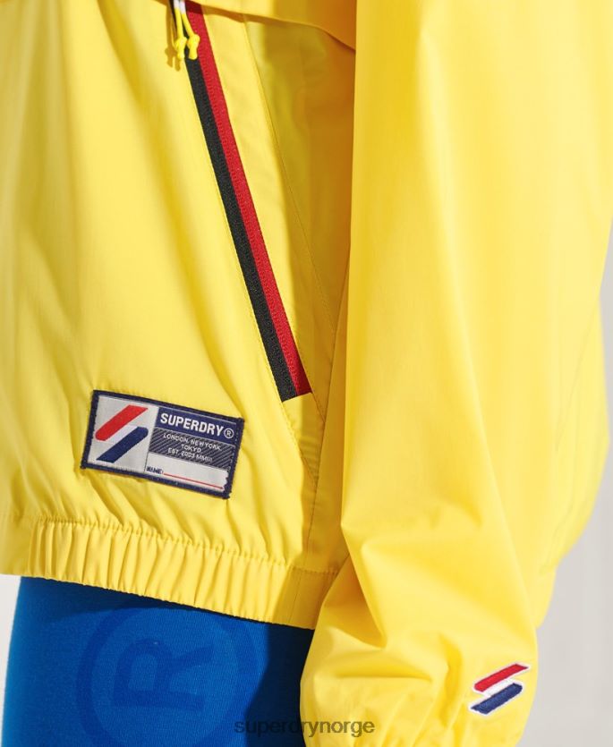 Superdry gul klær 86P46D5637 kode sport lett jakke kvinner