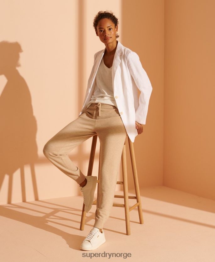 Superdry hvit klær 86P46D5540 hamp blazer i begrenset opplag kvinner