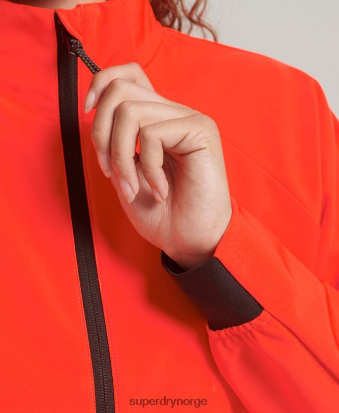 Superdry korall klær 86P46D3703 tech softshell treningsjakke kvinner