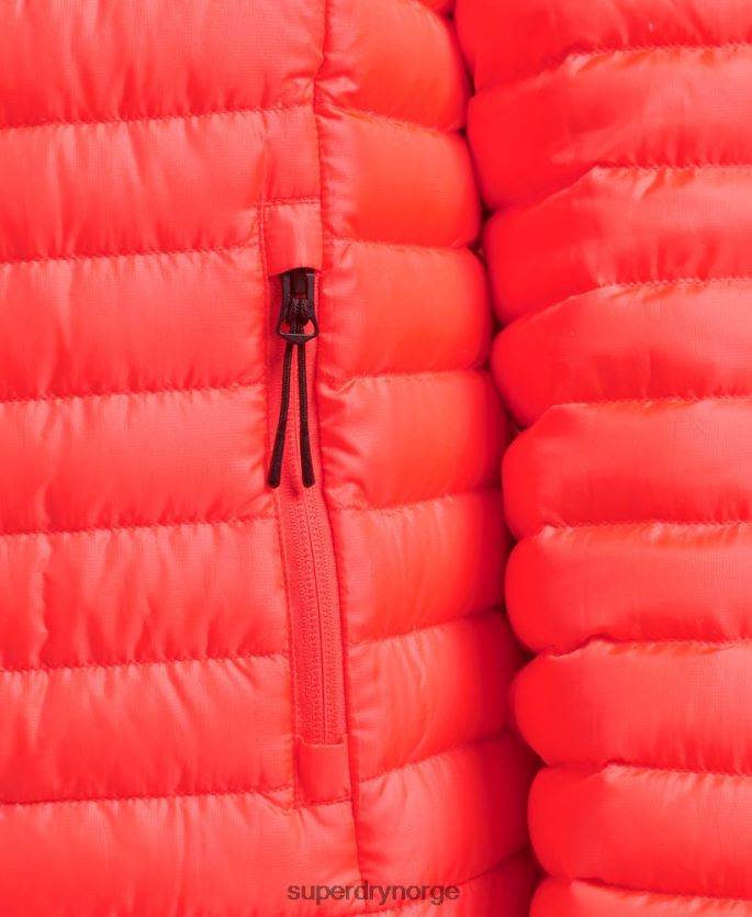 Superdry korall klær 86P46D3714 tech core dunjakke kvinner