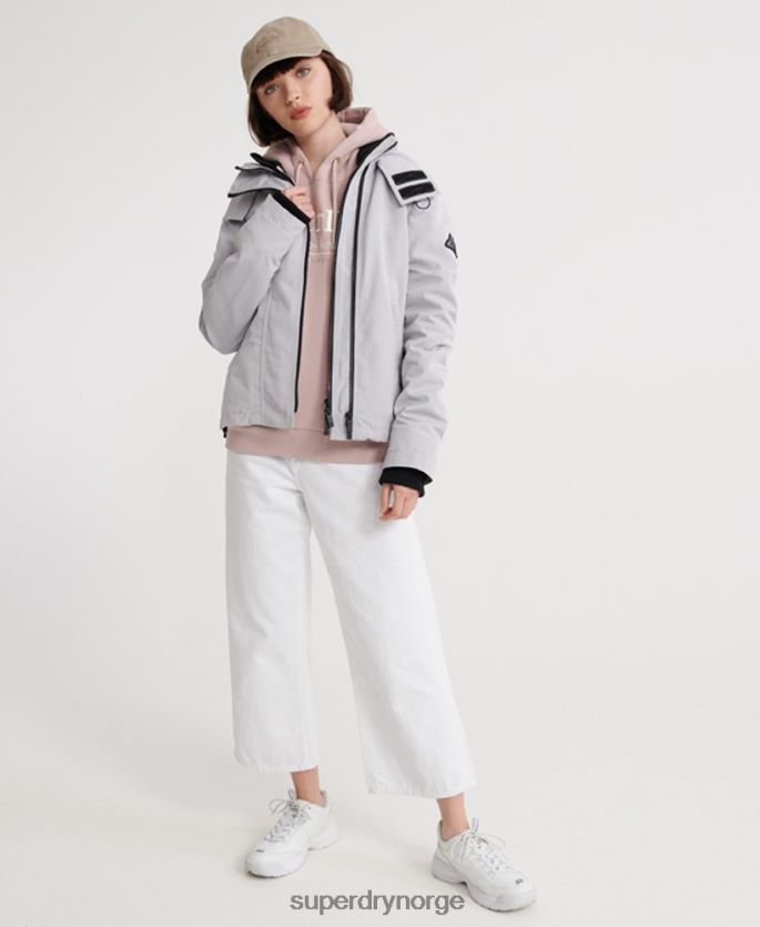 Superdry krem klær 86P46D5704 ottoman teknisk sd-vindjakke kvinner