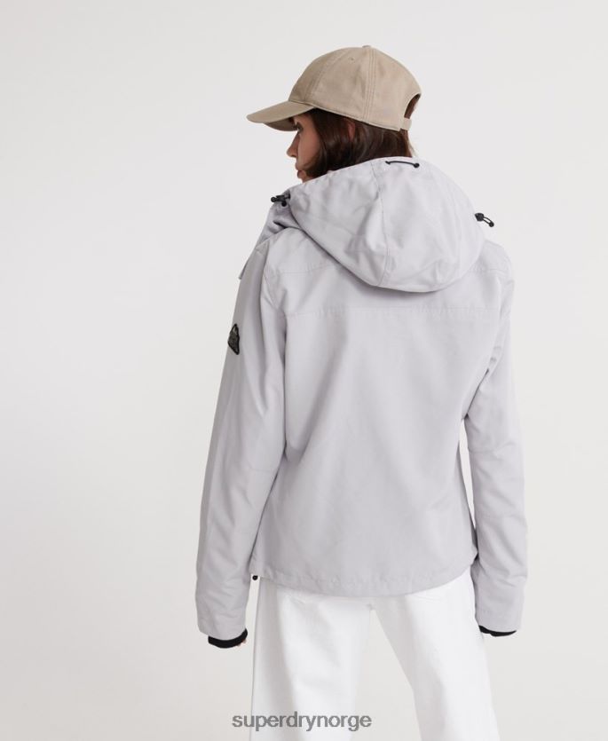 Superdry krem klær 86P46D5704 ottoman teknisk sd-vindjakke kvinner