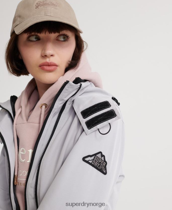 Superdry krem klær 86P46D5704 ottoman teknisk sd-vindjakke kvinner