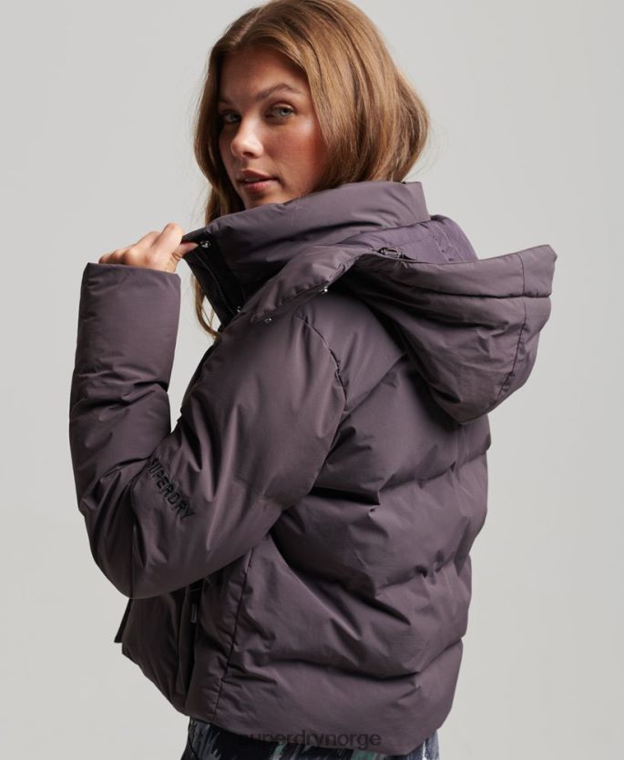 Superdry lilla klær 86P46D5456 train boxy puffer jakke kvinner