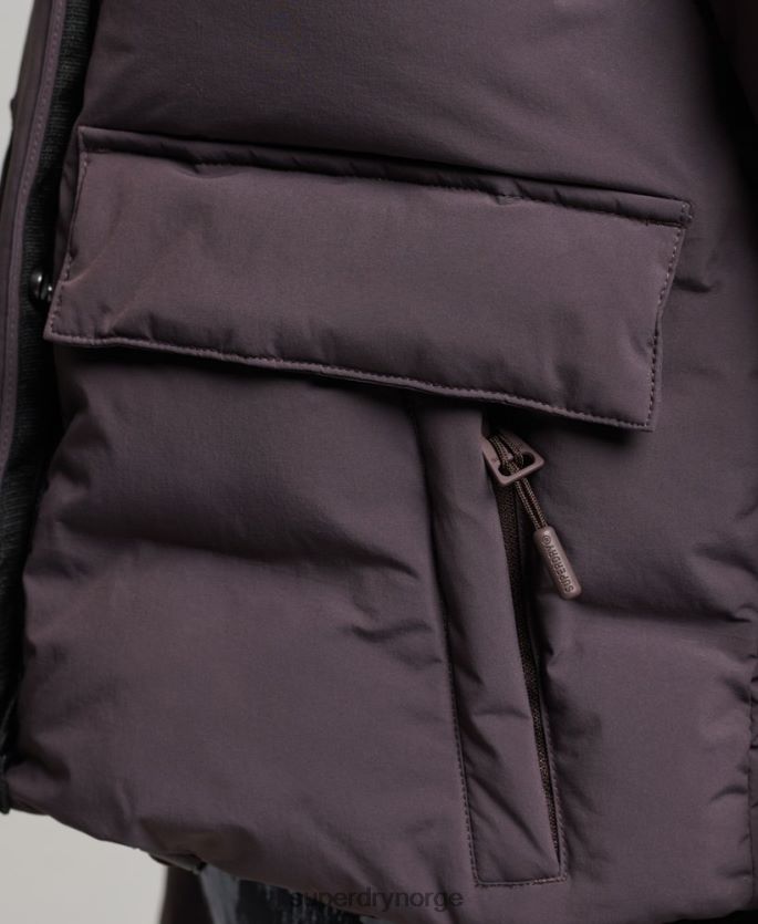 Superdry lilla klær 86P46D5456 train boxy puffer jakke kvinner