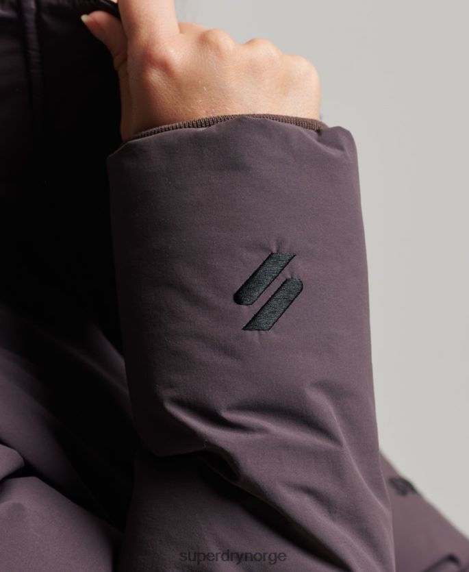 Superdry lilla klær 86P46D5456 train boxy puffer jakke kvinner