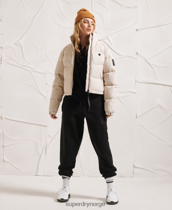 Superdry lysegrå klær 86P46D5730 yama-no-kami dunjakke kvinner