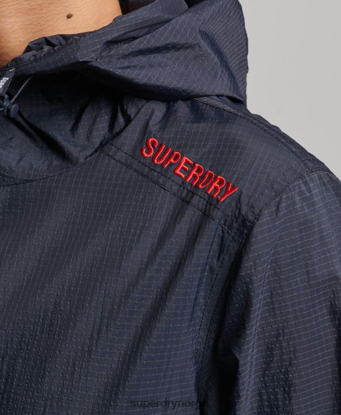Superdry marinen klær 86P46D3540 kode standard logo lettvektsjakke kvinner