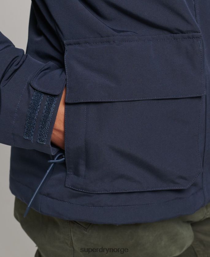 Superdry marinen klær 86P46D3587 ultimate sd-vindjakke med hette kvinner
