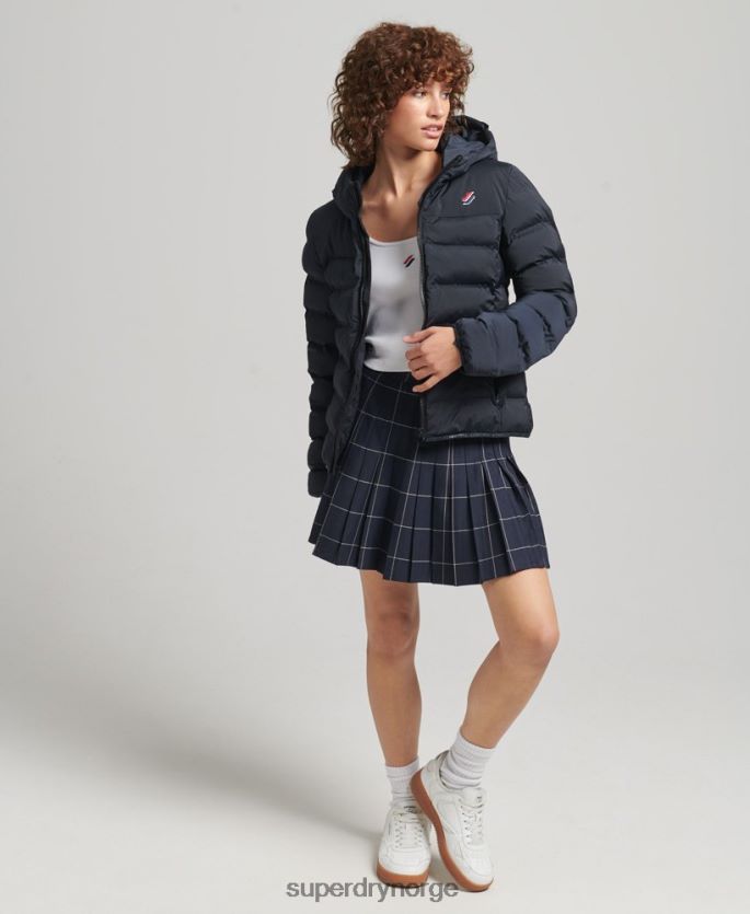 Superdry marinen klær 86P46D3600 varmeforseglet polstret jakke kvinner