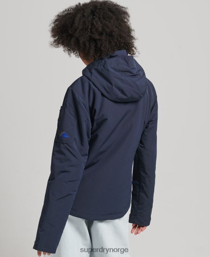 Superdry marinen klær 86P46D3664 ultimate sd-vindjakke med hette kvinner
