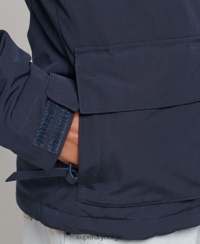 Superdry marinen klær 86P46D3664 ultimate sd-vindjakke med hette kvinner