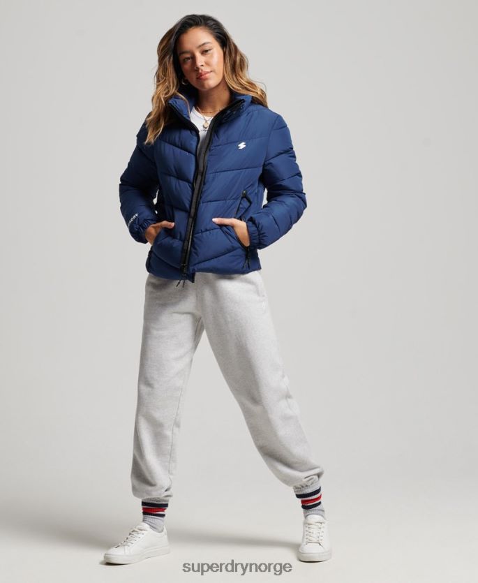 Superdry marinen klær 86P46D3760 sportsjakke uten hette kvinner