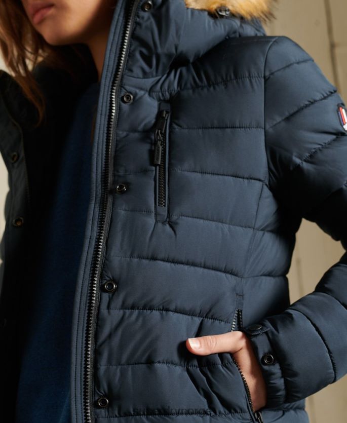 Superdry marinen klær 86P46D3767 klassisk fuji-jakke i fuji kvinner