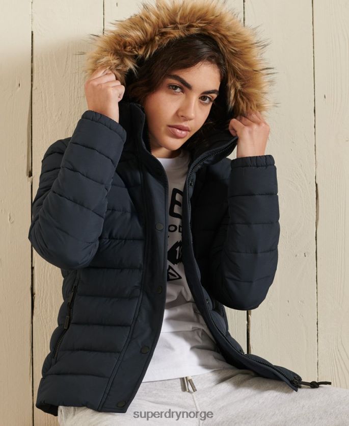 Superdry marinen klær 86P46D3818 klassisk fuji-jakke i fuji kvinner
