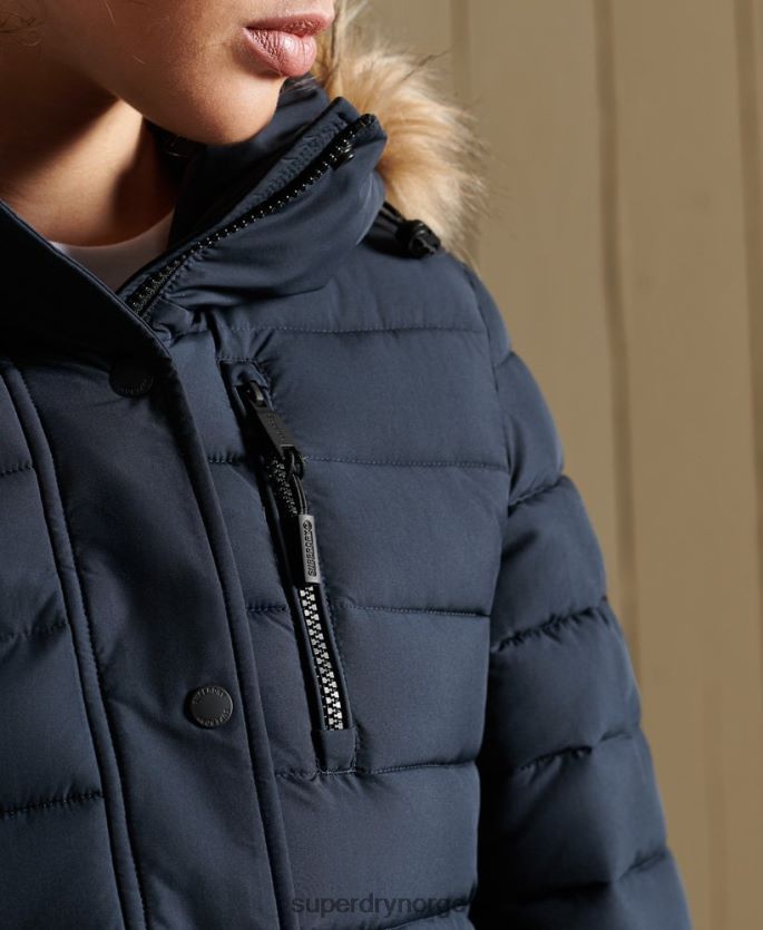 Superdry marinen klær 86P46D3818 klassisk fuji-jakke i fuji kvinner