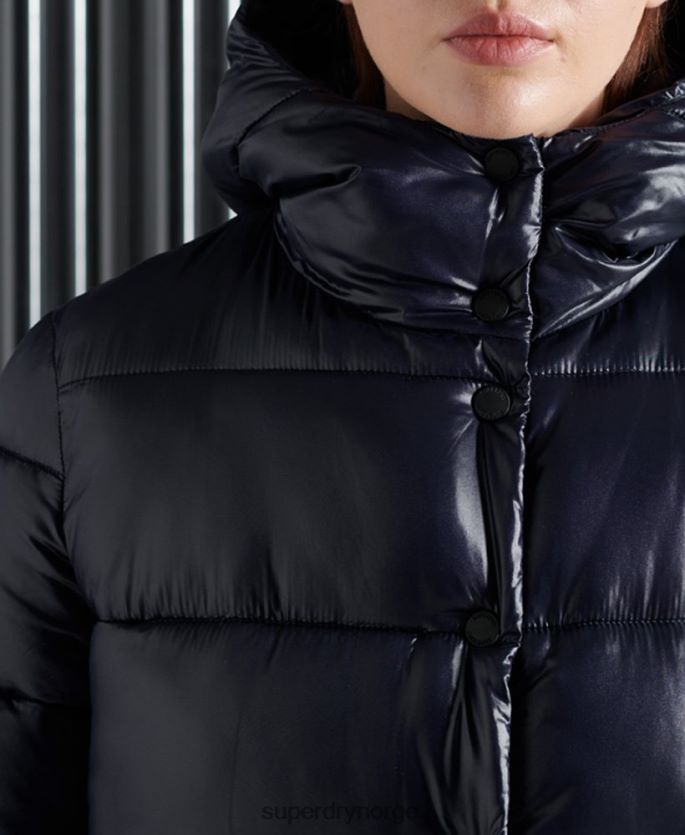 Superdry marinen klær 86P46D3853 høyglans leketøysjakke kvinner