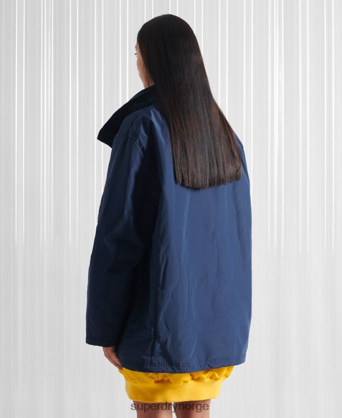 Superdry marinen klær 86P46D4763 limited edition sdx new york dobbel jakke kvinner
