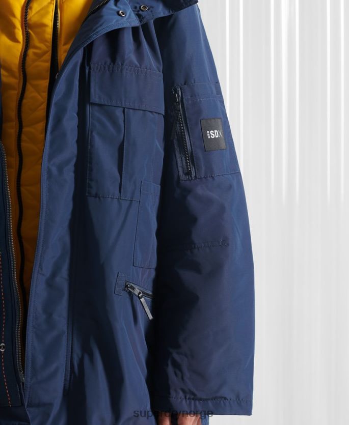 Superdry marinen klær 86P46D4763 limited edition sdx new york dobbel jakke kvinner