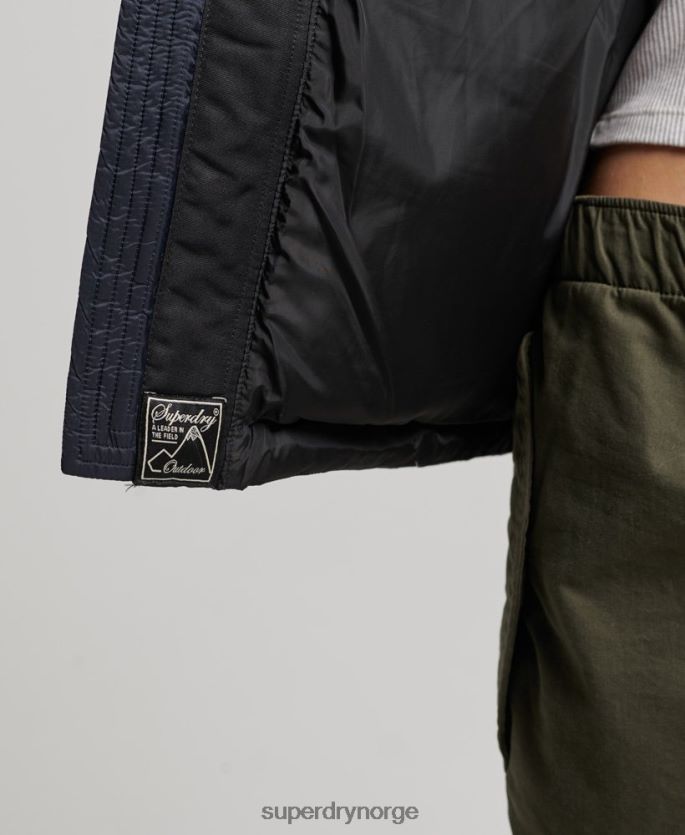Superdry marinen klær 86P46D5507 sportstyle kode pufferjakke kvinner