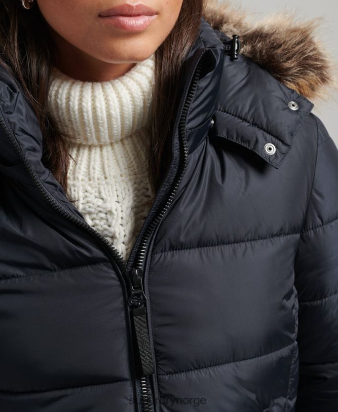 Superdry marinen klær 86P46D5559 fjellhette fuji luxe jakke kvinner