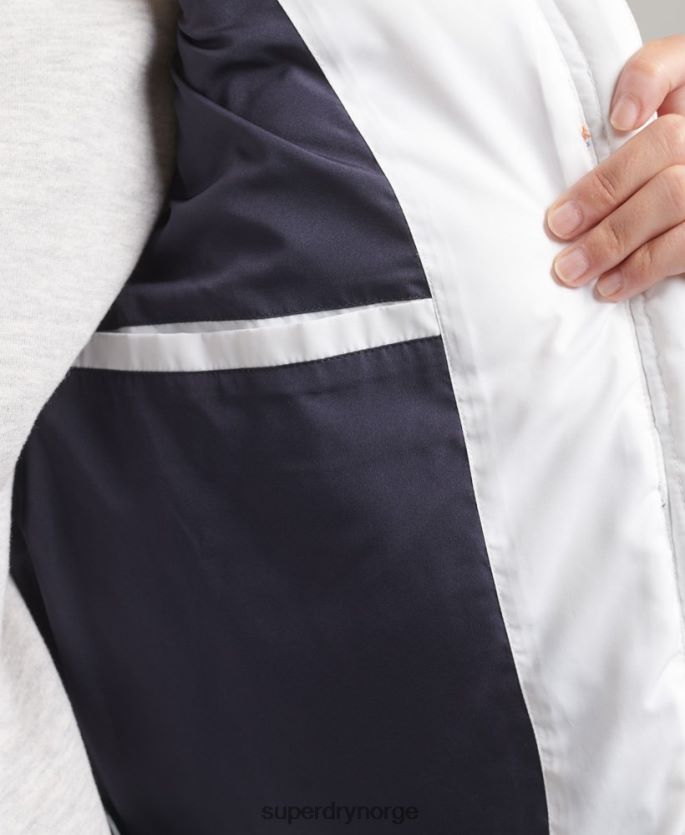 Superdry marinen klær 86P46D5578 retro panel puffer gilet kvinner