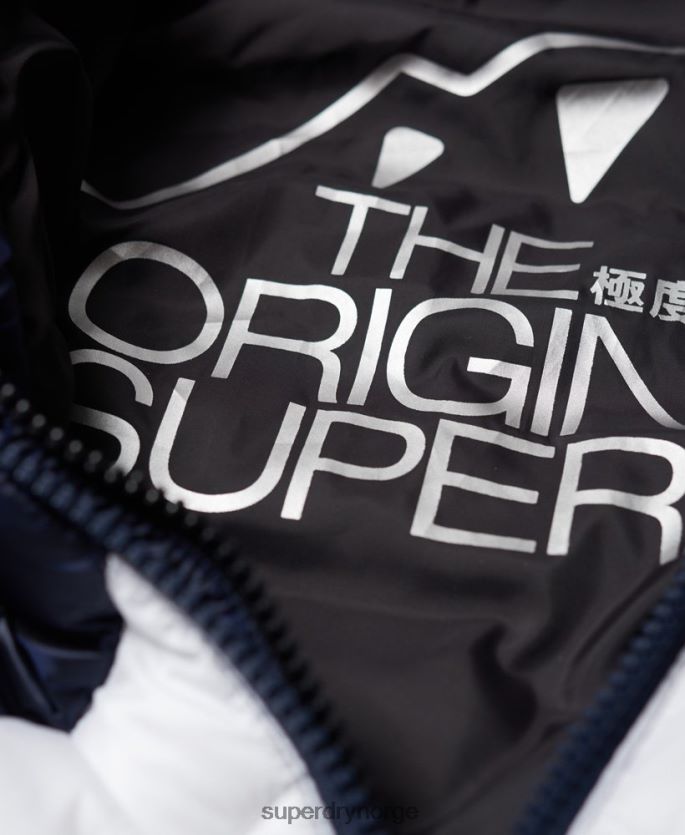 Superdry marinen klær 86P46D5703 offshore luksus chevron fuji jakke kvinner