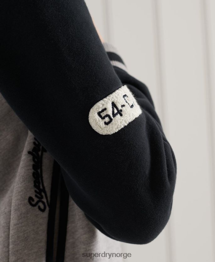 Superdry marinen klær 86P46D6006 kollegialt scripted baseball bomberjakke kvinner