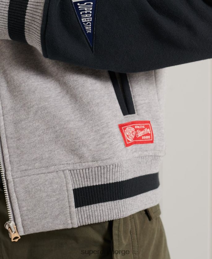 Superdry marinen klær 86P46D6006 kollegialt scripted baseball bomberjakke kvinner