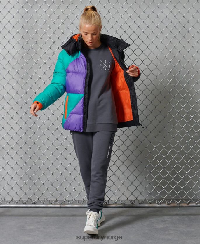 Superdry multi klær 86P46D1155 sportstyle energi puffer jakke kvinner