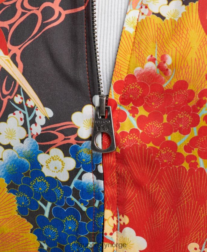 Superdry multi klær 86P46D3521 Suikajan-jakke med vintage-trykk kvinner