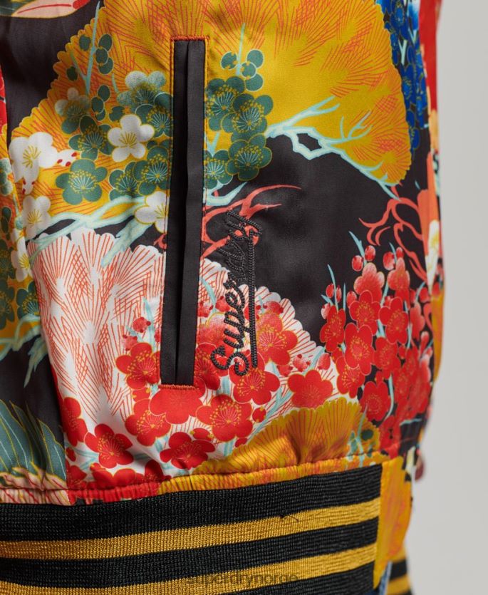 Superdry multi klær 86P46D3521 Suikajan-jakke med vintage-trykk kvinner