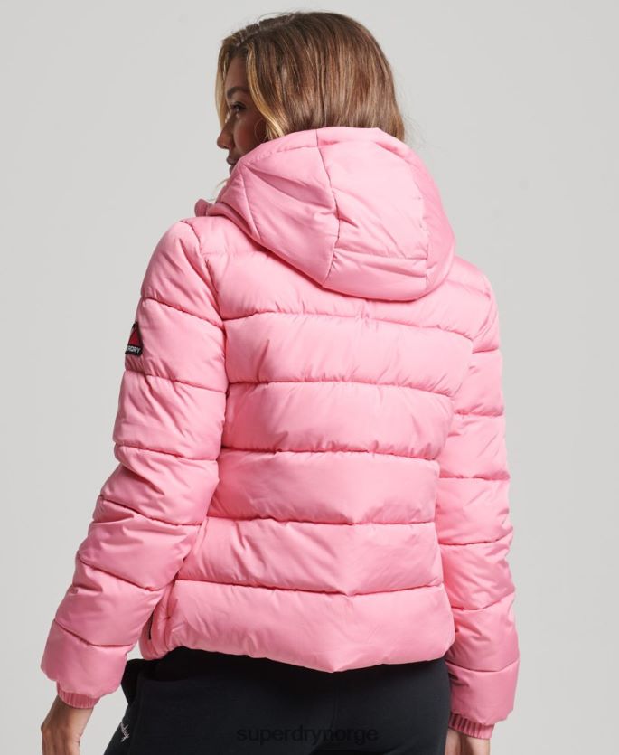 Superdry rosa klær 86P46D5428 spirit sports puffer kvinner