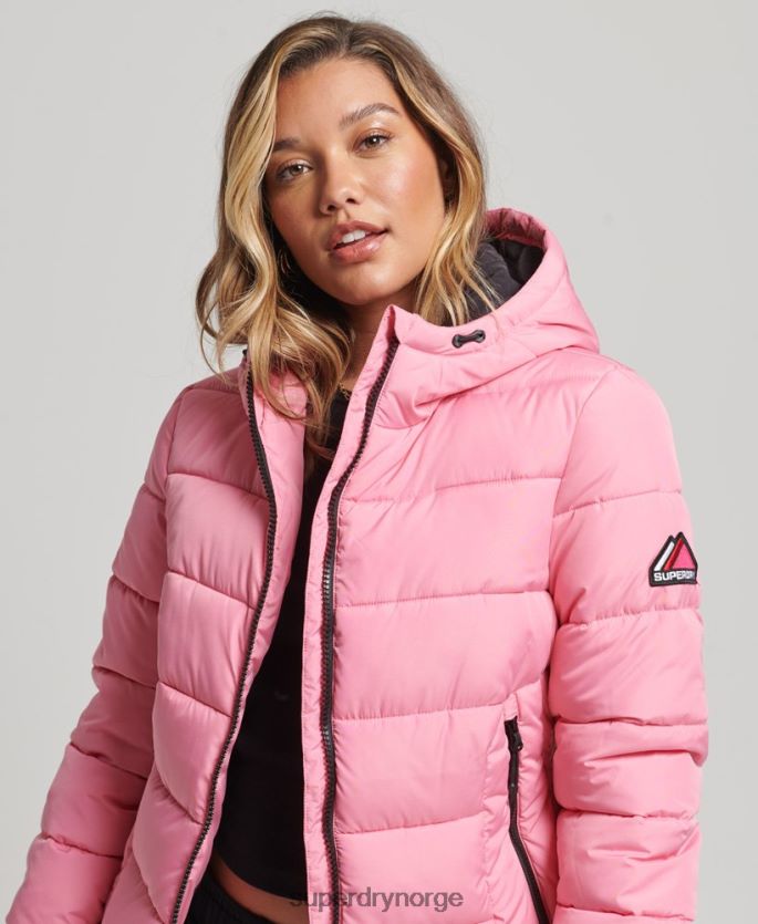 Superdry rosa klær 86P46D5428 spirit sports puffer kvinner